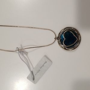 Shablool Sterling 925 Paua Shell Necklace